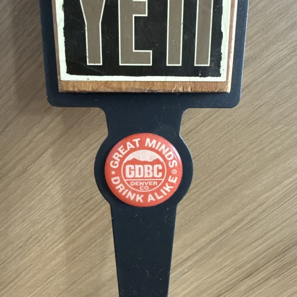 GREAT DIVIDE BREWING  Espresso Oak Aged Yeti BEER TAP HANDLE COLORADO